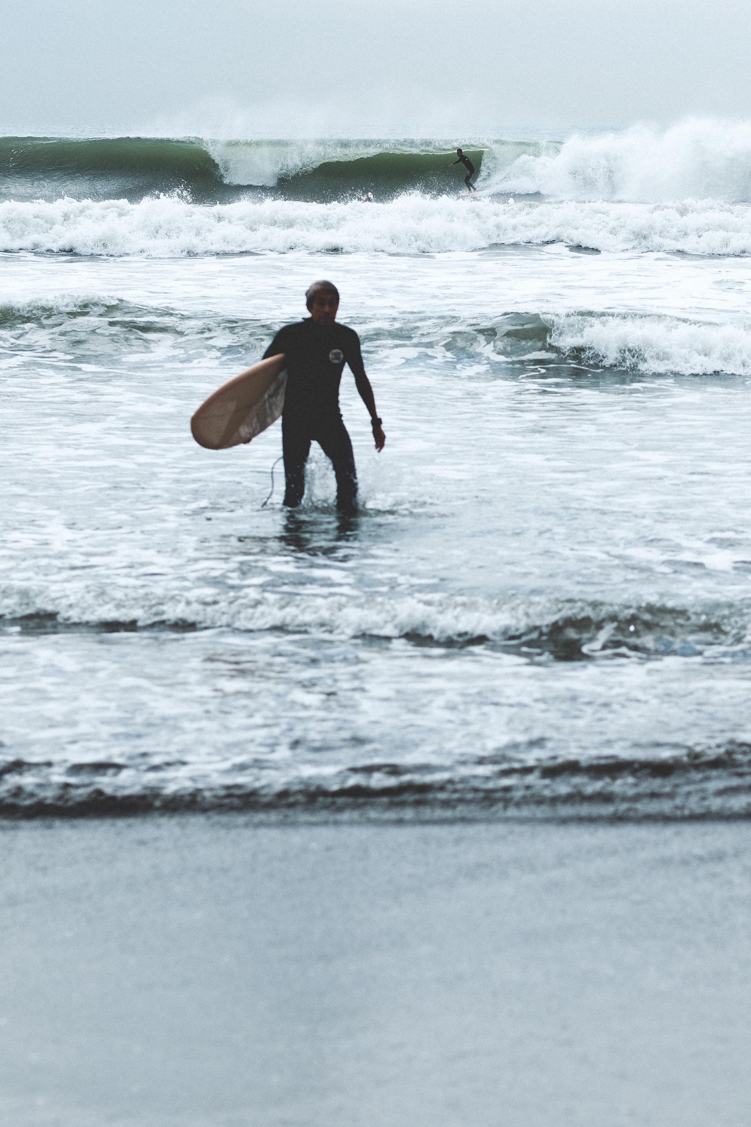 Surfers in Kamakura